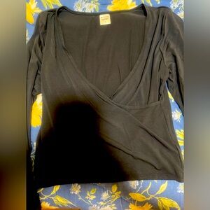 Athleta With Ease Wrap Top